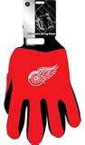 Detroit Red Wings Two Tone Gloves