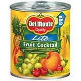 Del Monte 100 calorie Fruit cocktail in Extra Light syrup (024000021414)