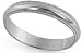 14K White Gold Milgrain Classic-Fit Wedding Band, 3mm Wide