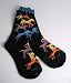 Black dancing horses socks Laurel Burch Socks