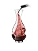 Final Touch L'Grand Conundrum Aerator Wine Decanter | Full Bottle - 25.4 Oz. | Hand Blown, Lead-Free Crystal Clear Quality Glass | Unique Elegant Design Wine Carafe With Stainless Steel Base (WDA650)