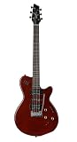 Godin XTSA Solid Body 3-Voice Electric Guitar (Dark Trans Red)