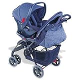 Safety 1st: Lightweight Travel System Stroller - Dark Blue