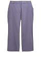 Avenue Plus Size Comfort Waist Linen Capri