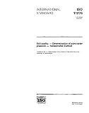 ISO 11276:1995, Soil quality - Determination of pore water pressure - Tensiometer method