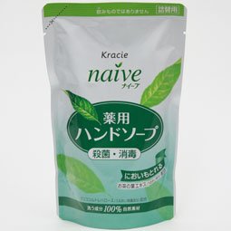 ナイーブ薬用ハンドソープお茶の葉詰替用 200ml