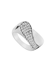 Diamond Ring 14K White Gold - 0.50 CT Diamonds