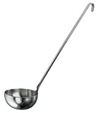 Paderno World Cuisine one piece stainless steel ladle 34 oz.