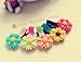 Lace Kenzola 5pc Toddler No-damage Plastic Mini Assorted Daisy Hair Barrettes Set