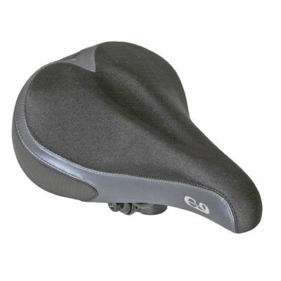 Sunlite Cloud-9 Bicycle Suspension Comfort Saddle, Comfort Gel Plus, Tri-color lycra
