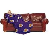 Los Angeles Lakers 48"x71" Comfy Throw Fleece Over-sized Loose Fitting Sleeves Machine Washable