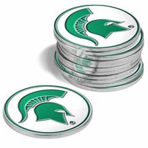 Michigan State Spartans Golf Ball Marker Pack)