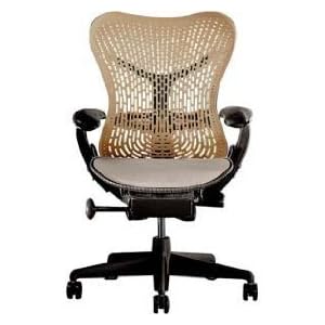 Mirra Home Office Desk Task Chair - Fully Featured Cappuccino on Graphite by Herman Miller