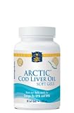 Nordic Naturals Arctic Cod Liver Oil Soft Gels lemon, 90 ct.