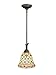 Dale Tiffany TH70104 Barrington Mini Pendant Light, Antique Bronze and Art Glass Shade