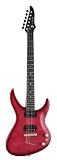 Luna Andromeda Flame Acoustic Guitar, Merlot