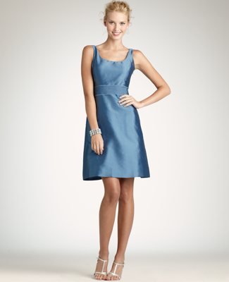 Ann taylor dupioni silk dress