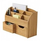  Bamboo Desk Organizer (Natural) (13