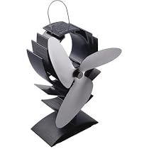 Ecofan Airplus Heat-Powered Fan for Wood Stoves, Model# 802CA-KBX