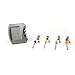 Charcoal Companion CC4073 Steak Station Thermometer