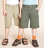 2 Pack - Pure Cotton Assorted Chino Shorts