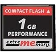 Extrememory Compact Flash (CF) 1GB 120x Performance (Retailverpackung)