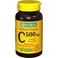 Buffered Vitamin C 500mg - Calcium Ascorbate, 100 tabs., (Good'n Natural),(Good N' Natural)
