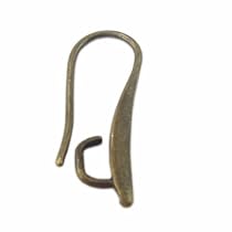 Antique Brass Jewelry Findings Earring Hooks 16pcs-07119 Antique Brass Jewelry Findings Earring Hooks 16pcs-07119