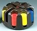 200 Pcs Plastic Chips In Revolving Rack (Card Not Inlcuded) - Poker Chip Sets