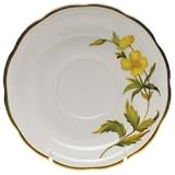 Herend American Wildflowers Evening Primrose Tea Saucer