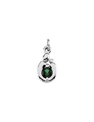 14K White Gold - Mother And Child Charm