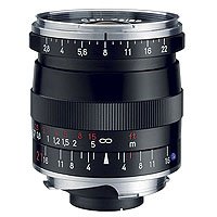 Zeiss Ikon Super Wide Angle 21mm f/2.8 Biogon T* ZM Series Manual Focus Lens with Standard M-Mount, Black.