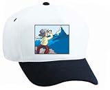 White Cap with man, peaks, mountains, binoculars, Switzerland, Europe, tourists, snow,... by SHOPZEUS