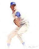 Don Drysdale Los Angeles Dodgers Large Giclee