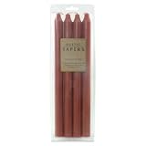 Review Northern Light Candles  / Terra Cotta Rustic Taper Candles - Unscented - 4 pc Gift Pack