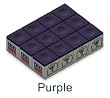 One Dozen Purple Silver Cup Pool Cue Chalk