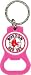 Boston Red Sox Pink Bottle Opener Key Ring