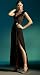 Apparel : LONG DRESS WITH BROOCH BY TADASHI