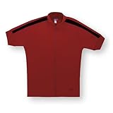 Ibex Outdoor Clothing Men's Giro FZ Short Sleeve Jersey, Tri-Red, Large