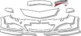 3M Lackschutz Folie Frontschutzset transparent incl. Ladekante (Opel Astra H GTC)