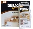 Duracell Hearing Aid Batteries Size 312 pack 60 batteries