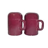 Fiestaware Cinnabar 756 4-1 2-by-4-Inch Stovetop Salt and Pepper Set