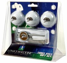 Western Michigan Broncos 3 Ball Golf Gift Pack With Kool Tool