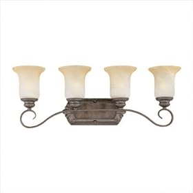 Regency Vanity Light in Colonial Bronze by Thomas Lighting