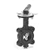 Milwaukee Valve ML224T Series Cast Iron Butterfly Valve, Lug Style, Stainless Steel 316 Disc, PTFE Seat, Lever Handle, Flanged