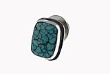 Number 8 Turquoise Tie Tack by Gary Glandon