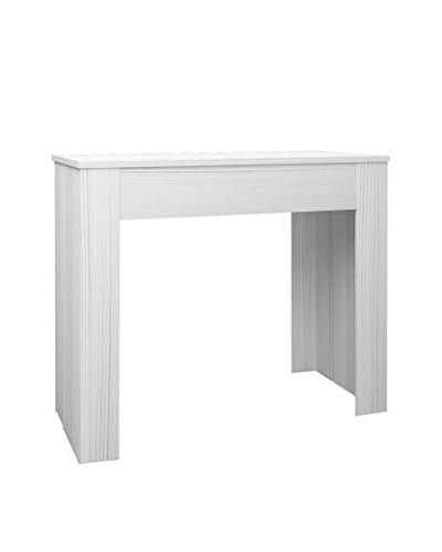 Design Twist Office Consolle/Tavolo Allungabile Bianco