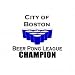 City of Boston Beer Pong League Champ BBQ Apron