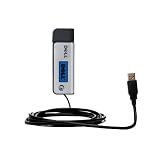 Classic Straight USB Cable for the Dell DJ Ditty with Power Hot Sync and Charge capabilities - Gomadic Brand w/ TipExchange Technology