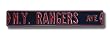 NEW YORK RANGERS "N.Y. RANGERS AVE" Authentic METAL STREET SIGN (6" X 36")